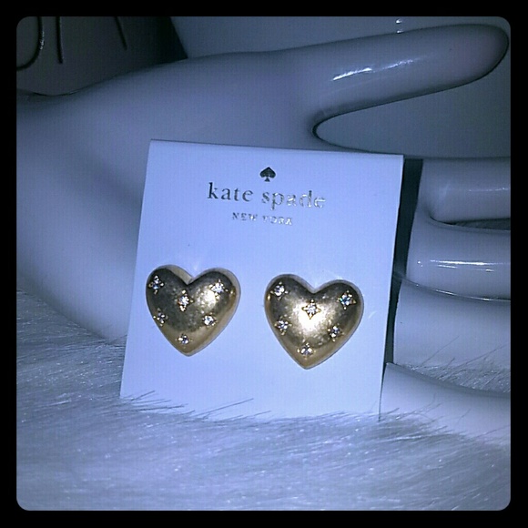 kate spade Jewelry - Kate spade heart Earrings